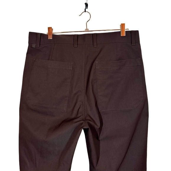 Lululemon Men's Slim-Tapered Heavy Twill Trouser in Espresso M5AYDS - Picture 10 of 15